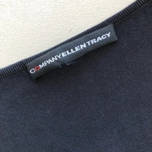 Company Ellen Tracy Black Knit Shell M - Picture 3 of 4